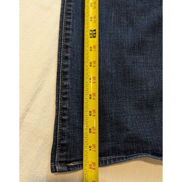 Upcycled Levi’s Floral Godet Flare Jeans Bell Bottom Boho W33 L32 34x32 - Picture 4 of 7